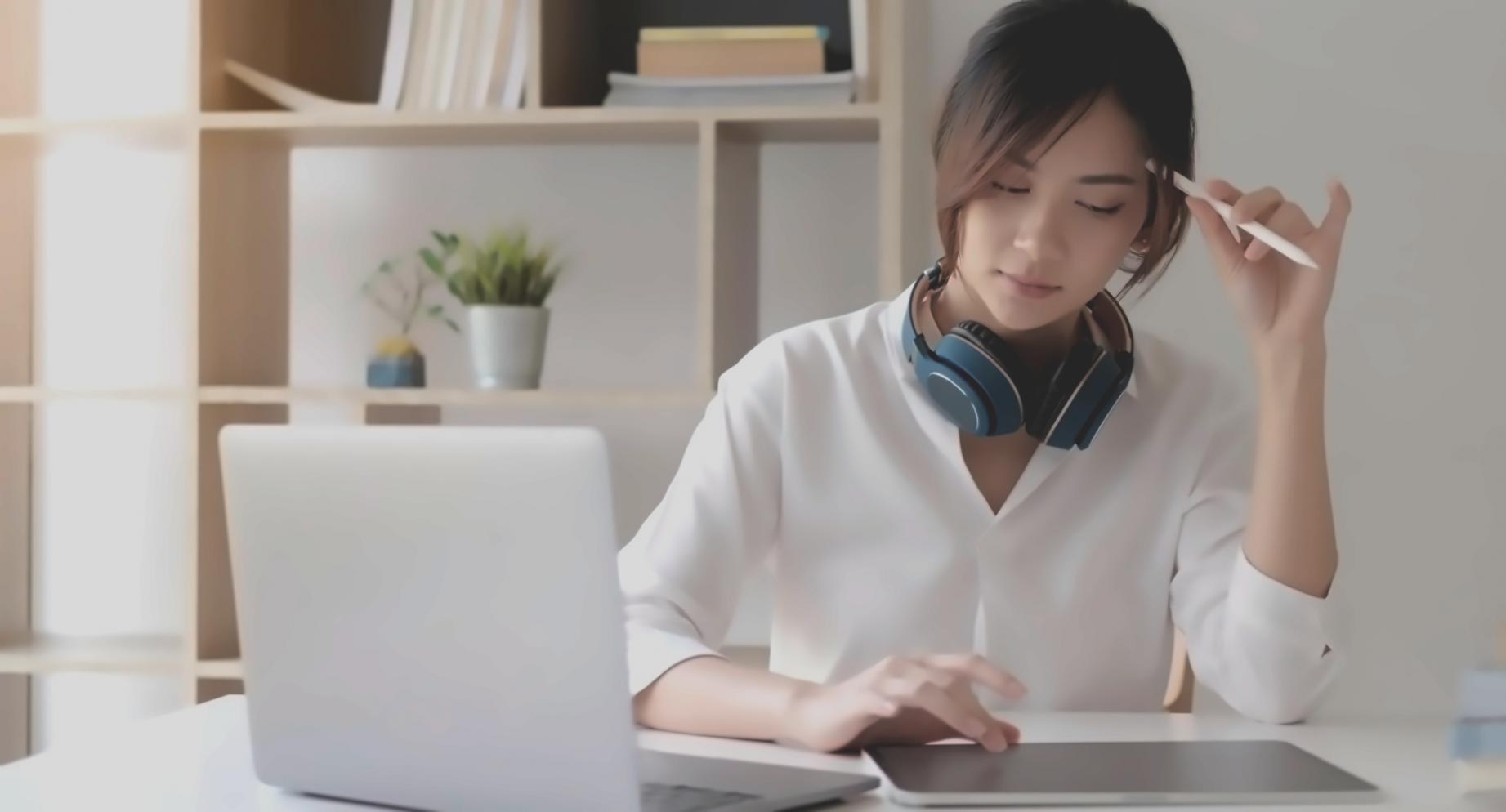 Finanzanalyse Arbeitsplatz mit Dokumenten und Laptop